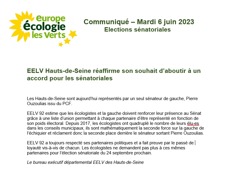 Elections sénatoriales 2023